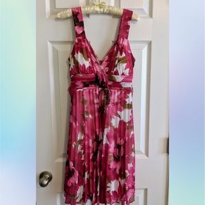Speechless Sleeveless Pink Floral Midi Dress